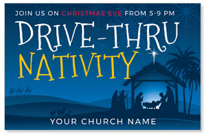 Drive-Thru Christmas Nativity 4/4 ImpactCards