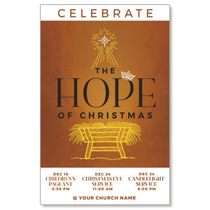 Hope of Christmas Manger 4/4 ImpactCards