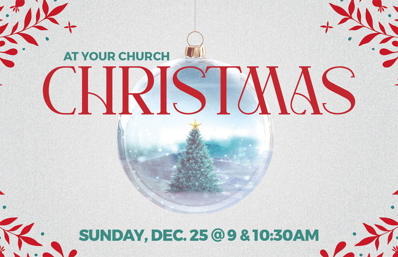 Church Postcards, Christmas, CMU Ornament Christmas, 5.5 X 8.5