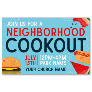 Neighborhood Cookout 4/4 ImpactCards