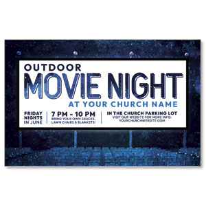 Outdoor Movie Night 4/4 ImpactCards