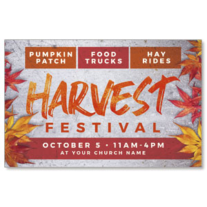 Harvest Festival Leaves 4/4 ImpactCards