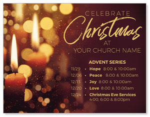 Celebrate Christmas Candles ImpactMailers