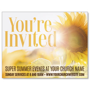 You're Invited Sunflower ImpactMailers