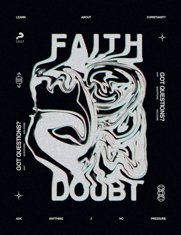 InviteCards, Alpha, Alpha Youth Faith Doubt, 4.25 x 5.5