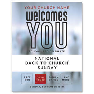 Back to Church Welcomes You ImpactMailers