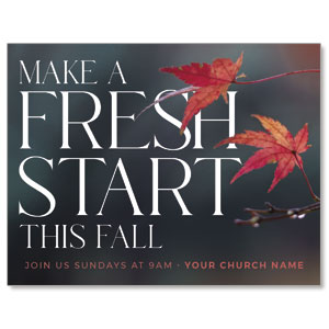 Fresh Start Red Leaves ImpactMailers