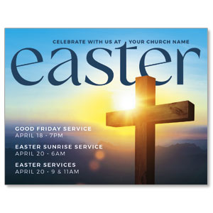 Easter Cross Sunburst ImpactMailers