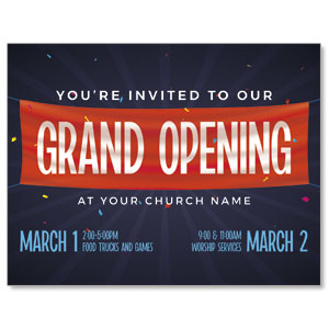 Grand Opening Banner ImpactMailers