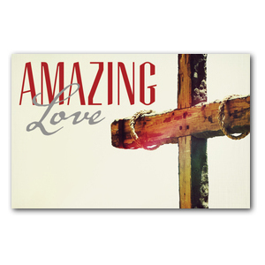 Amazing Love Cross Medium InviteCards