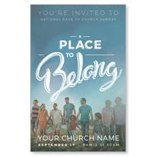 Back to Church Sunday: A Place to Belong 