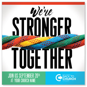 BTCS Stronger Together 3.75" x 3.75" Square InviteCards