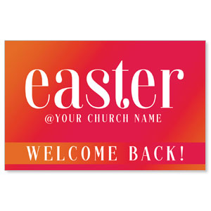 Easter Welcome Back Medium InviteCards