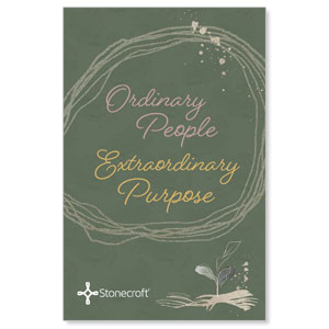 Ordinary People, Extraordinary Purpose Medium InviteCards
