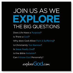 Explore God Big Questions 3.75" x 3.75" Square InviteCards