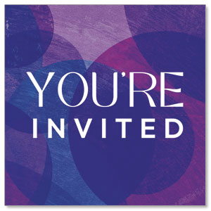 Find Your Community Invite 2.5" x 2.5" Small Square