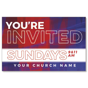 You're Invited Sundays Medium InviteCards