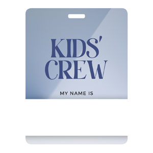 Light and Shadow Kids Crew Name Badges