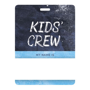 Blue Revival Kid's Crew Name Badges