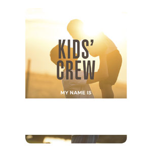 Community People Kids' Crew Name Badges