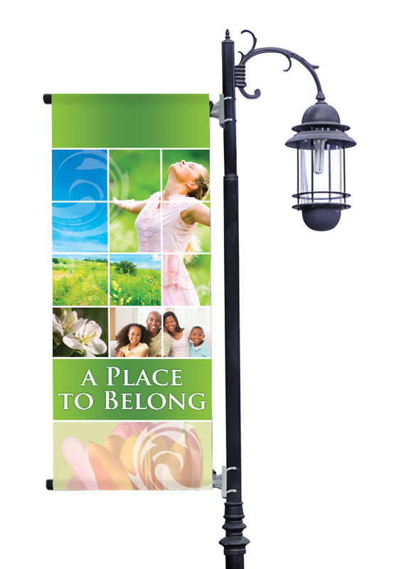 Banners, Spring - General, Belong Spring, 2' x 5'