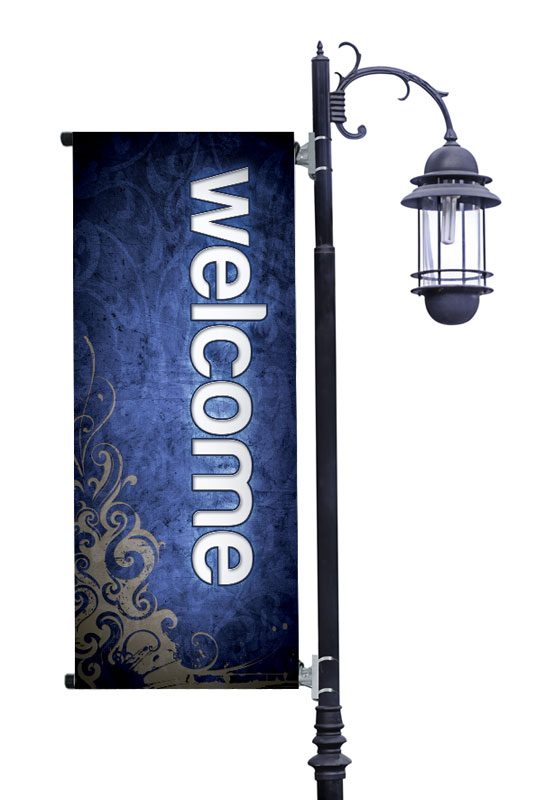 Banners, Directional, Adornment Welcome, 2' x 5'