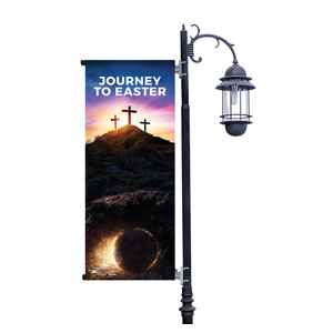 Journey To Easter Light Pole Banners