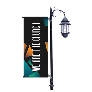 We Are The Church Light Pole Banners