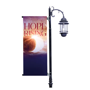 Hope Rising Light Pole Banners