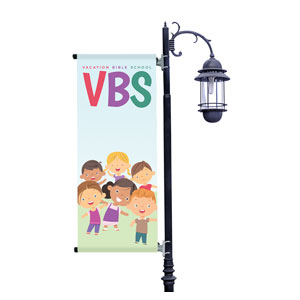 VBS Kids Light Pole Banners
