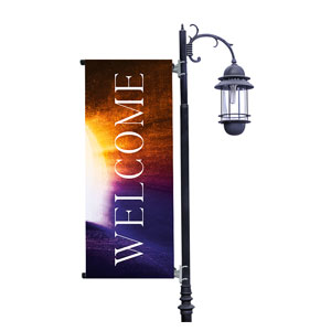 Easter Open Tomb Light Pole Banners