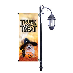 Trunk or Treat Dog Light Pole Banners