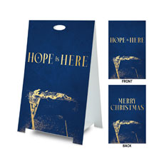 Hope is Here Gold Christmas 