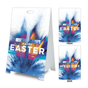 Easter Changed Everything Coroplast A-Frame
