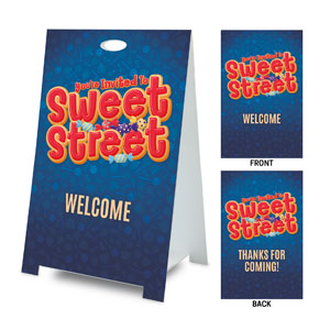 Sweet Street Coroplast A-Frame