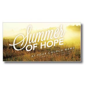 Summer of Hope  11 x 5.5 Oversized Postcard 11" x 5.5" Oversized Postcards