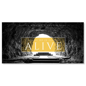 Alive Empty Tomb 11" x 5.5" Oversized Postcards