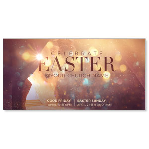 Shimmer Easter Tomb 11" x 5.5" Oversized Postcards