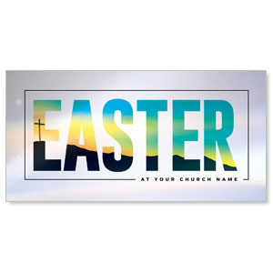 Bold Easter Calvary Hill 11" x 5.5" Oversized Postcards