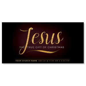 Jesus True Gift 11" x 5.5" Oversized Postcards