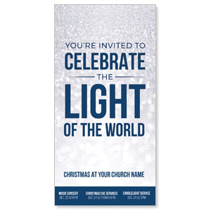 Sparkle Celebrate Light 11" x 5.5" Oversized Postcards
