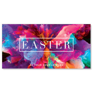 Easter Color Smoke 11" x 5.5" Oversized Postcards
