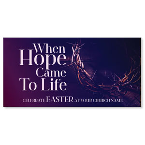 Hope Came to Life 11" x 5.5" Oversized Postcards