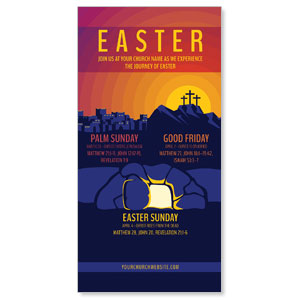 Easter Sunday Graphic 11" x 5.5" Oversized Postcards