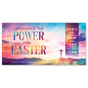 Experience The Power 11" x 5.5" Oversized Postcards