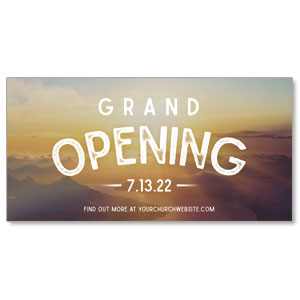 Grand Opening Landscape 11" x 5.5" Oversized Postcards