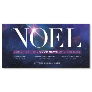 Noel Good News 11" x 5.5" Oversized Postcards