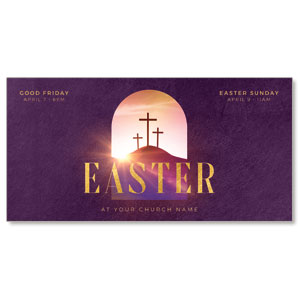 Easter Sunrise Window 11" x 5.5" Oversized Postcards