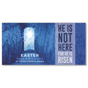 He Is Risen Stairs 11" x 5.5" Oversized Postcards
