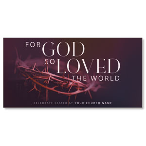 So Loved Crown 11" x 5.5" Oversized Postcards